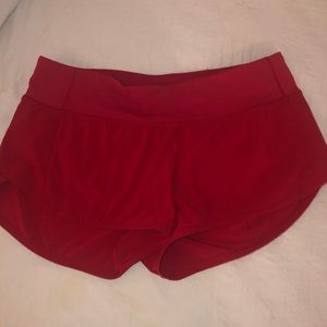Lululemon speed up shorts 2.5”